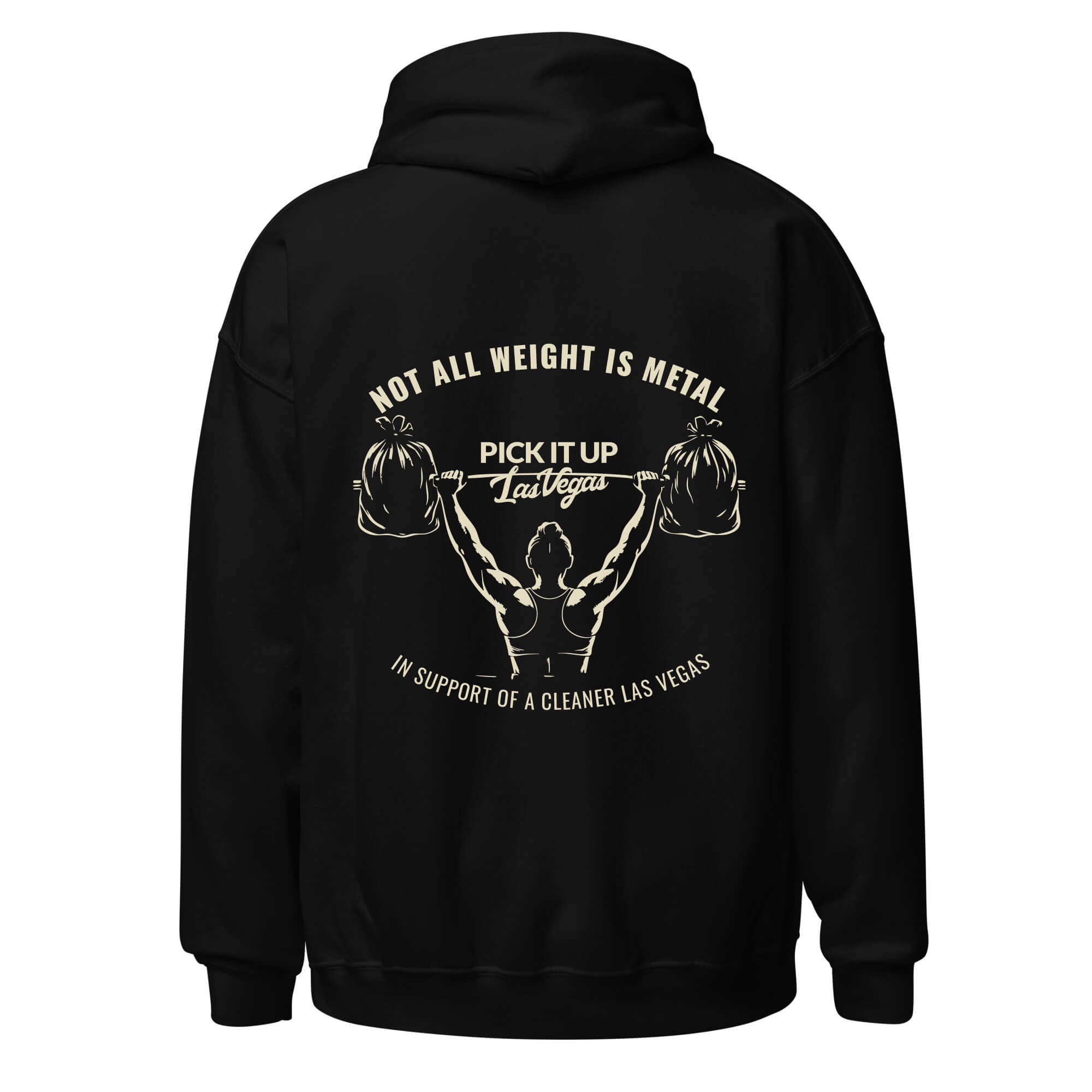 Pick It Up Las Vegas “Not All Weight Is Metal” Hoodie - Women